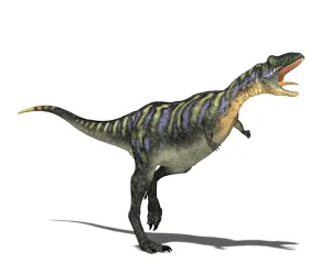 Dinosaur Computer Graphics Prints: Aucasaurus dinosaur, computer artwork