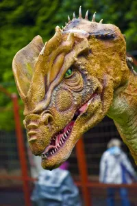 Dinosaur Prints: Dilophosaurus Dinosaur Head Print