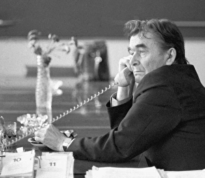 Prints of Dmitri Konstantinovich Belyaev (1917-1985), Soviet zoologist, making a telephone call Images Dated 2008 September: A photograph print of Dmitri Belyaev making a telephone call