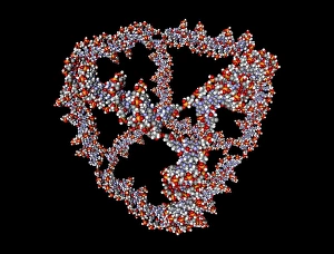 Double Helix Structure Prints: DNA cube, artwork