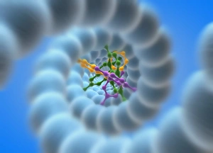 DNA Molecule Print - Double Helix Structure