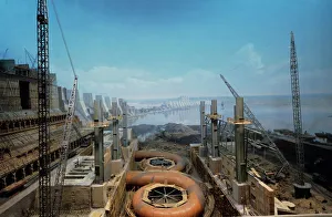 Dnieper hydroelectric plant construction Dnieper hydroelectric plant construction
