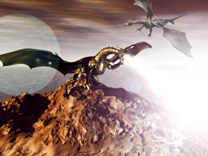 Dragon Mythology Prints: Dragons