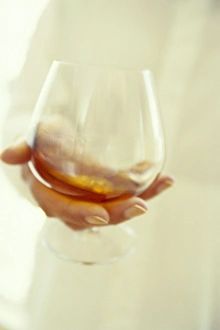 Alcoholic Beverages Images Prints: Drinking brandy