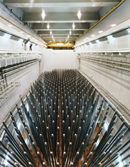 Drum-store for low-level nuclear waste, Sizewell B Drum-store for low-level nuclear waste, Sizewell B