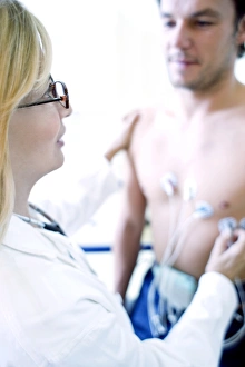 Healthcare Technology Image Prints: ECG test