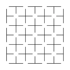 Optical Illusion Prints: Ehrenstein illusion