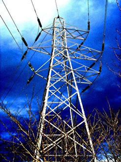 Electricity Pylon Print