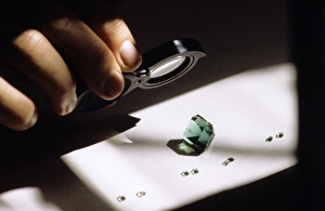Green Gemstones Prints: Emerald
