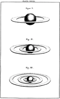 Engraving showing Wrights theory of the universe Engraving showing Wrights theory of the universe
