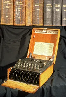 Enigma encryption machine used in World War 2 Enigma encryption machine used in World War 2