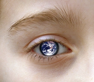 Earth From Space Prints: Environmental awareness