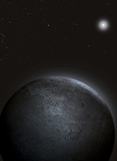 Eris Prints: Eris Print: Computer artwork of the dwarf planet