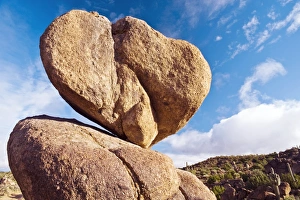 Granite balancing rocks Print