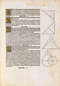 Euclids Elements of Geometry, 1482 Euclids Elements of Geometry, 1482