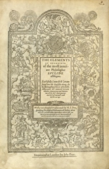 Ancient Greek Mathematicians Prints: Euclids Elements of Geometry