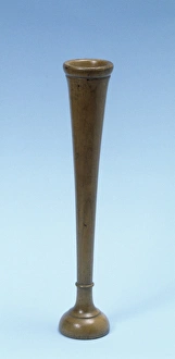 19th Century Medical Tools Prints: Extra long monaural stethoscope, circa 18 C017 / 6948