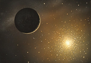 Barren Extrasolar Planet Print