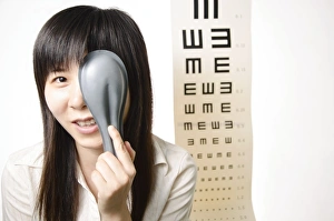 Visual Acuity Test Prints: Eye test C014 / 4593