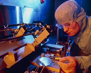 Silicon Chip Fabrication Print