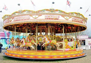 Fairground Carousel Print