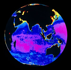 False colour image of the Indian Ocean False colour image of the Indian Ocean