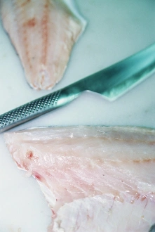 Seafood Preparation Prints: Filleted fish