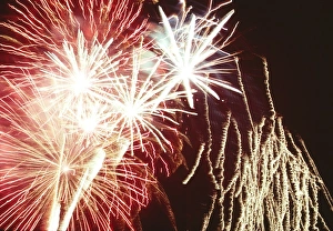 Aerial Firework Display Print