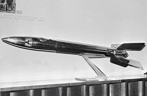 Images Dated 30th May 2008: 24.57 cm long Soviet liquid-fuel rocket print