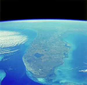 Florida peninsula seen from Space Shuttle Florida peninsula seen from Space Shuttle