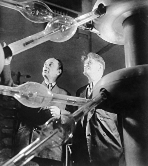 Particle Physics Laboratory Prints: Frank and Cherenkov, Soviet physicists