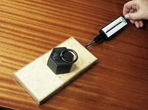 Images Dated 5th July 2006: Print of Friction Demonstration with Added Mass