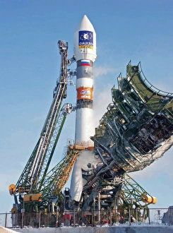 Baikonur Cosmodrome Launch Site Prints: Galileo navigation satellite launch