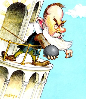 Images Dated 31st March 2012: Galileo's Falling Bodies Print