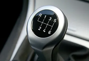 Prints of Gearknob in a vehicle Images Dated 2008 November: Gearstick Gearknob Print