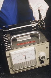 Geiger counter, for detecting radioactivity Geiger counter, for detecting radioactivity