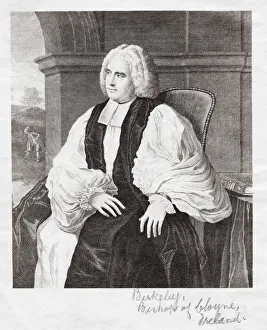 George Berkeley Print, 1685-1753 Irish philosopher