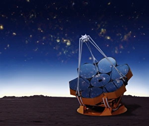 Giant Magellan Telescope, artwork Giant Magellan Telescope, artwork