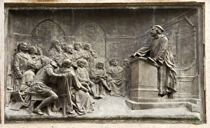 Images Dated 24th August 2007: Giordano Bruno Teaching Print
