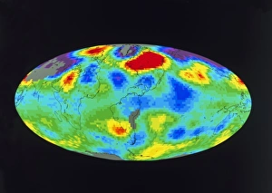 Global map of tropospheric temperature anomalies Global map of tropospheric temperature anomalies