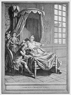Gout and the Spider, allegorical artwork Gout and the Spider, allegorical artwork