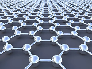 Hexagonal Carbon Lattice Prints: Graphene sheet