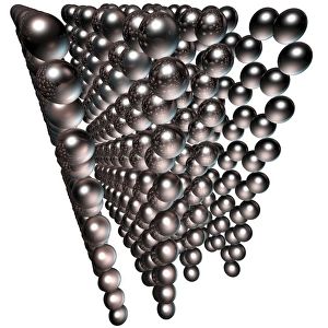 Hexagonal Carbon Lattice Prints: Graphite, molecular model C016 / 8894