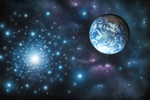 Habitable Alien Planet Print