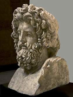 Greek Mythology Prints: Head of Asclepius