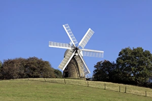 Images Dated 8th August 2012: Heage Windmill Print: A 1797 stone-towered smock mill