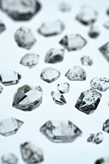 Quartz Crystals Prints: Herkimer diamonds