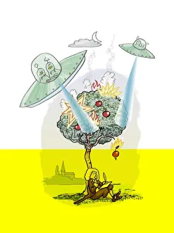 Hollywood science, conceptual artwork Hollywood science, conceptual artwork