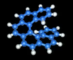 Images Dated 3rd March 2003: Hydrocarbon hexahelicene molecule