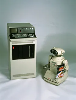 IBM 5110 and Omnibot 2000 robot IBM 5110 and Omnibot 2000 robot